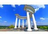 Alex Apartments. White rotunda. 19