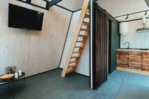 Кемпінг Hygge Valley. Апартаменти двомісний з кухнею А фрейм 3