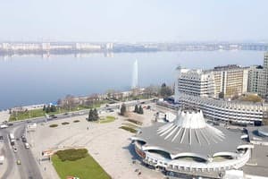 Апарт-отель Мост Сити Апарт Отель. Люкс двухместный с видом на Днепр 22