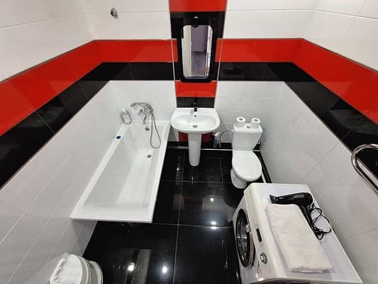 Однокомнатная с 2 кроватями, ванной и кондиционером. Alex Apartments 13