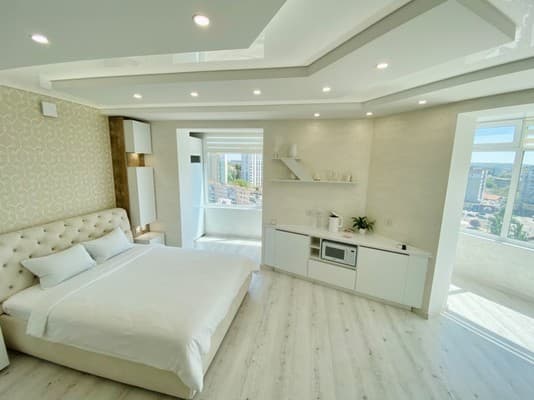 Квартира Панорамные SKY HOUSE в ЖК "Набережный квартал" Бесключевой доступ!