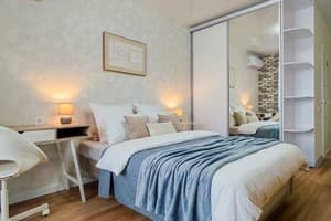 Апарт-готель Апартаменти біля залізничного вокзалу PICK HOME. Люкс двомісний Гостьова студія 6