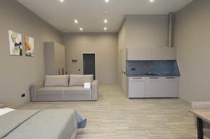 Апарт-отель Rest Inn apart hotel. Апартаменты двухместный Покращені апартаменти з однією спальнею 2