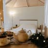 Гостиный двор Родинний Маєток Family Estate. Коттедж двухместный у каньона (К1), терраса, сауна, бассейн. 1