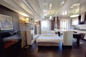 Квартира Самая большая кровать в Полтаве. Alex Apartments Круглосуточно бесконтактное заселение. Апартаменты двухместный  5
