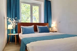 Квартира Синий малахит Alex Apartments (круглосуточно бесконтактное заселение 24/7). Семейный двухместный (2+4) 2