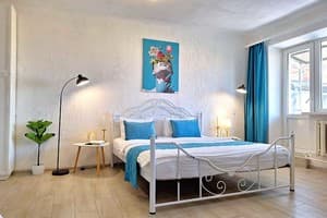 Квартира Синий малахит Alex Apartments (круглосуточно бесконтактное заселение 24/7). Семейный двухместный (2+4) 5