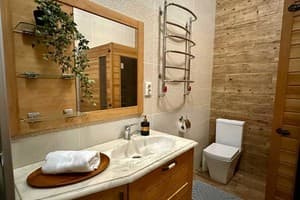 Квартира с сауной на Волгоградской 26а. Апартаменты трехместный  14